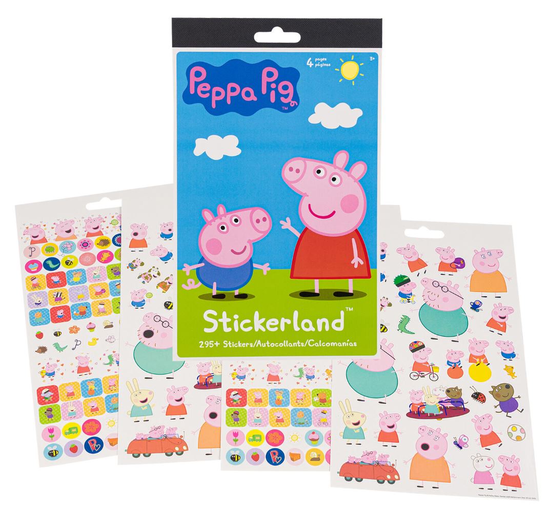 AUTOCOLLANTS PEPPA PIG - 4 PAGES