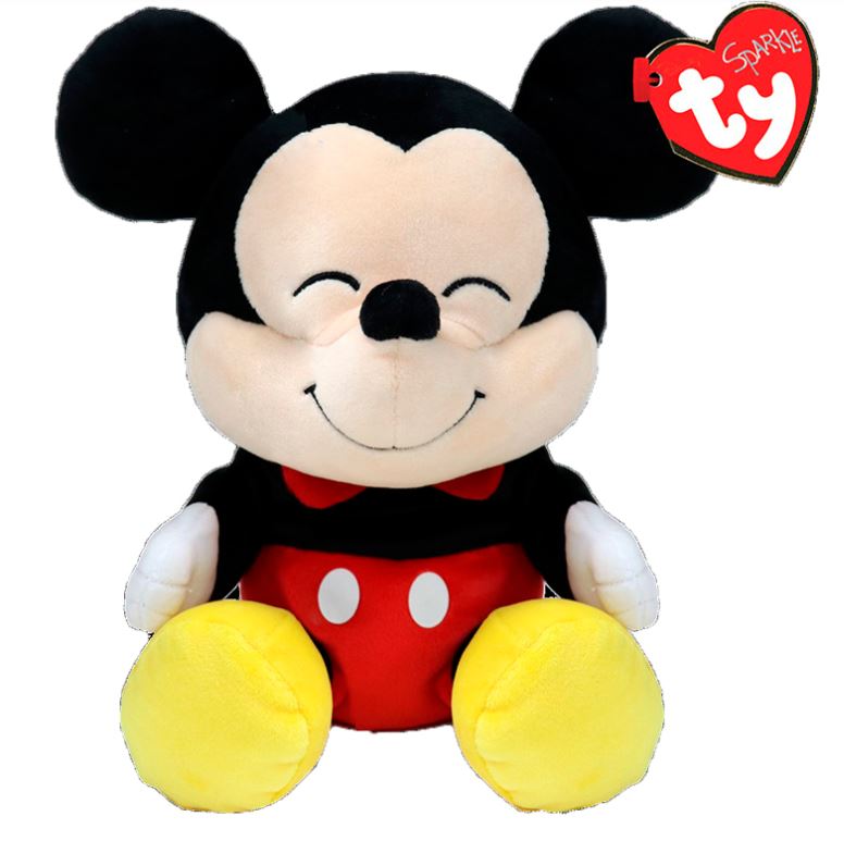 TY DISNEY SOFT PLUSH - MICKEY MOUSE MEDIUM 13"