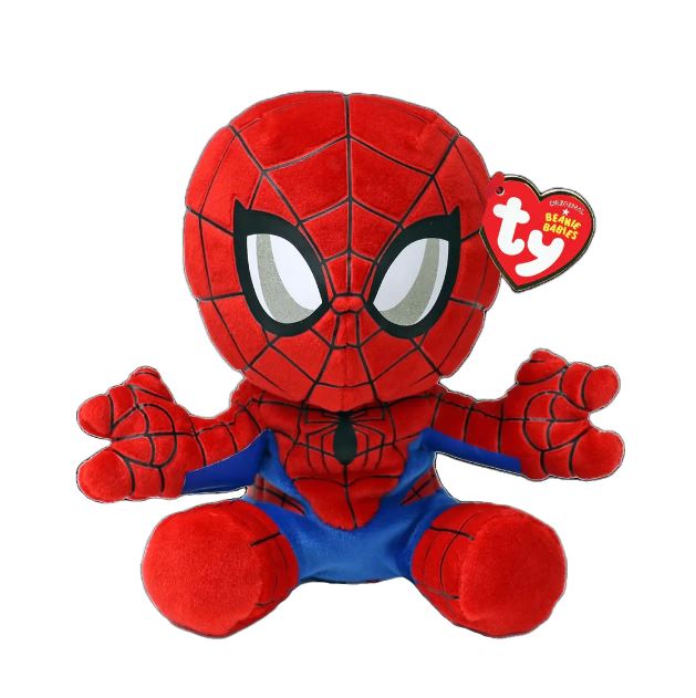 TY MARVEL PLUSH - SMALL SPIDER-MAN 8"