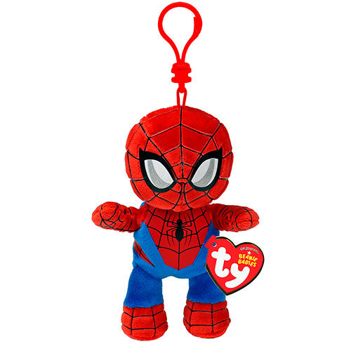 TY BEANIE BABIES MARVEL - SPIDER-MAN KEYCLIP 5"