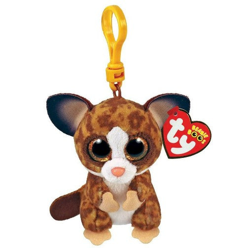 TY - BINKY BÉBÉ GALAGO BRUN PORTE-CLÉS 5" (BUISSON)