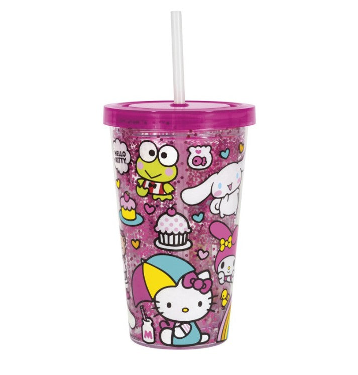 REUSABLE INSULATED TUMBLER 16OZ - HELLO KITTY