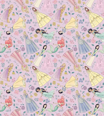 PAPIER EMBALLAGE CADEAU DISNEY PRINCESSES 30" X 5 PIEDS