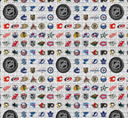PAPIER EMBALLAGE LNH (HOCKEY) 30" X 5 PIEDS