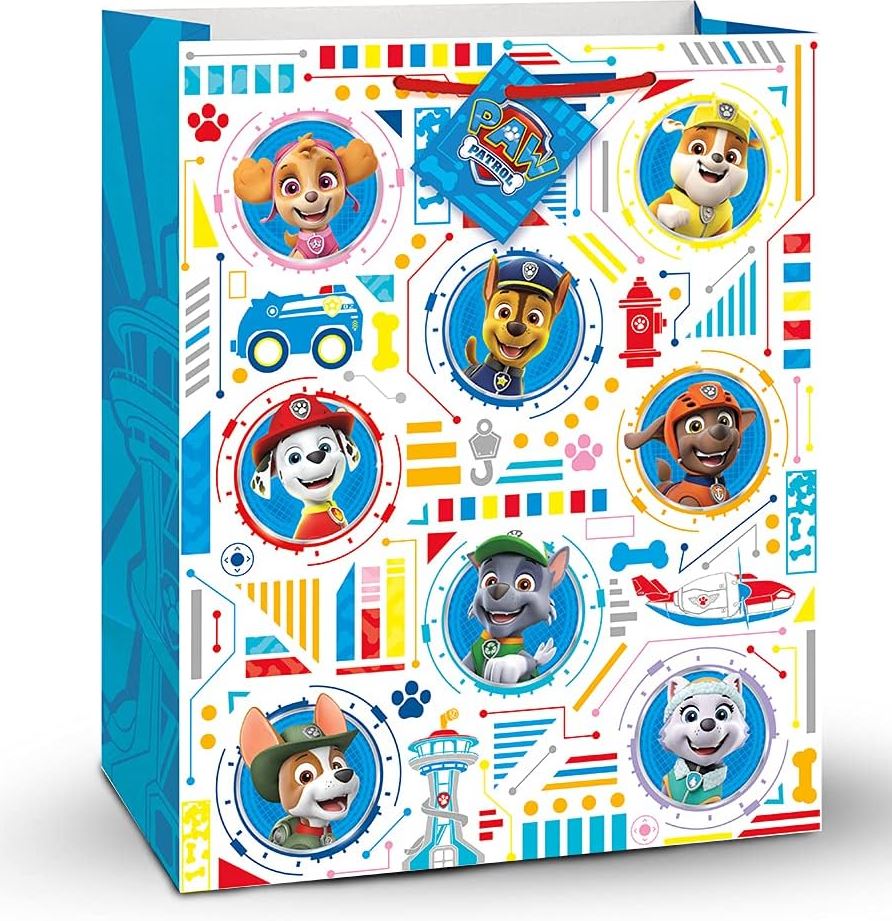MEDIUM GIFT BAG - PAW PATROL