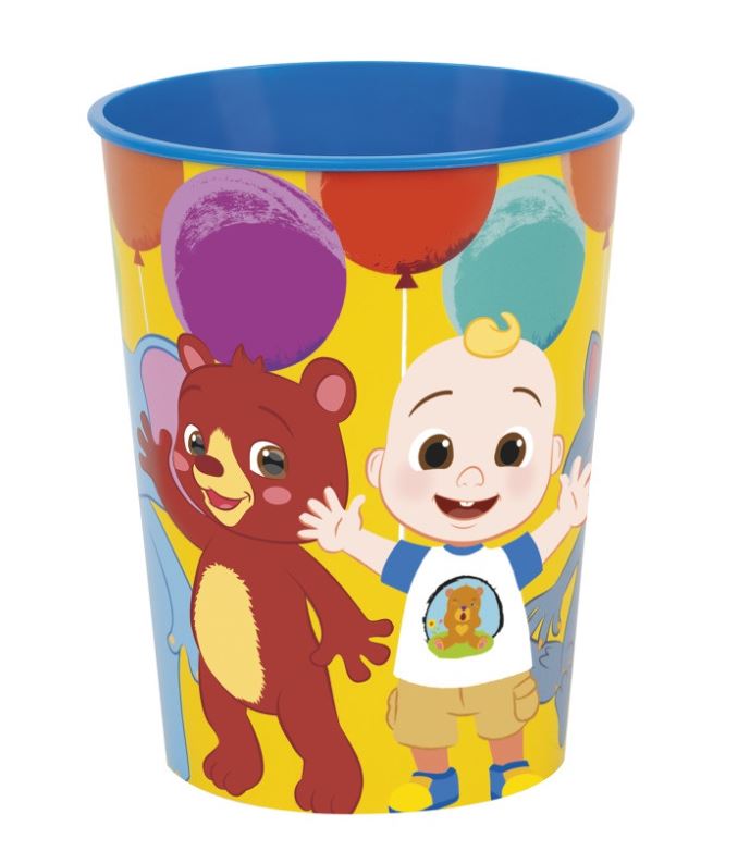 16 OZ PLASTIC CUP - COCOMELON