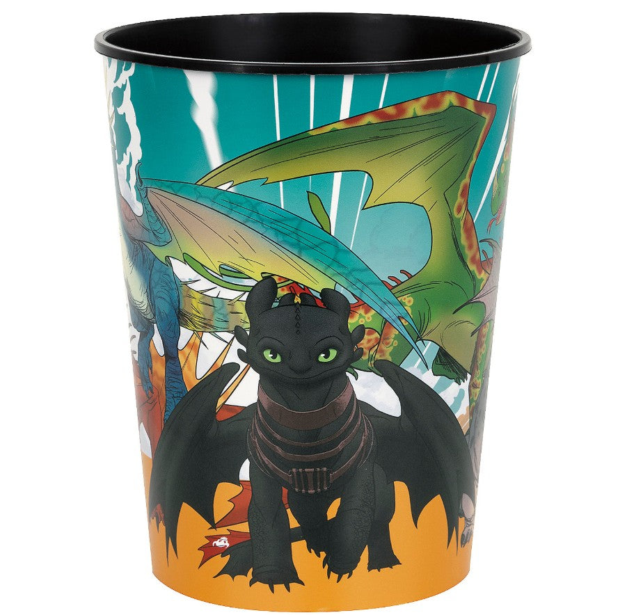 VERRE EN PLASTIQUE 16 OZ - DRAGONS