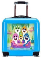 VALISE DELUXE BABY SHARK AVEC SERRURE 18" (46 CM) - COULEURS ASST