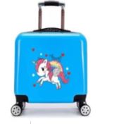 DELUXE UNICORN SUITCASE WITH LOCK 18" (46 CM)
