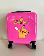 VALISE DELUXE POKEMON PIKACHU ROSE AVEC SERRURE 18" (46 CM)