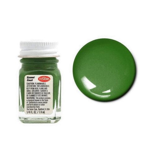 TESTORS FLAT GREEN PAINT
