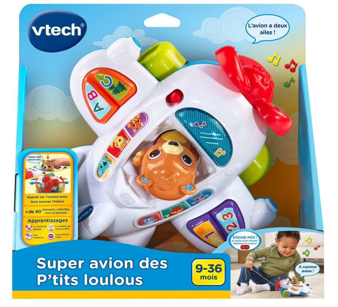VTECH - LIL' LEARNING AEROPLANE