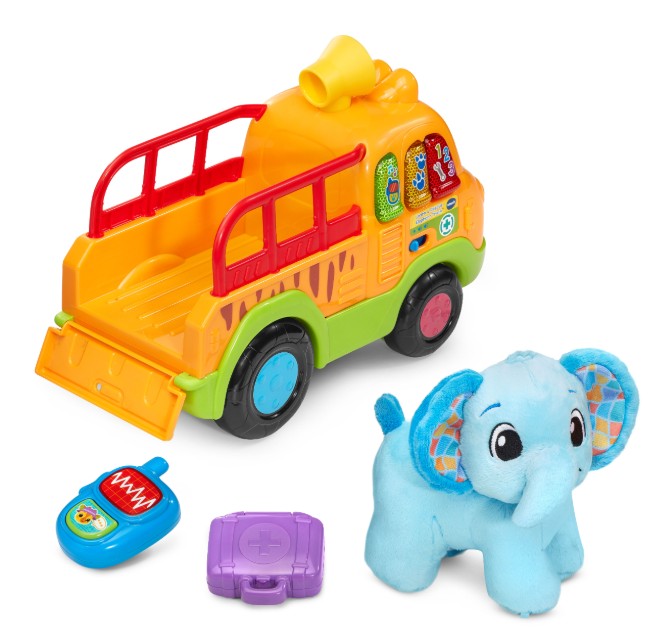 VTECH - INTERACTIVE SOS ELEPHANT TRUCK (PULL TOY)