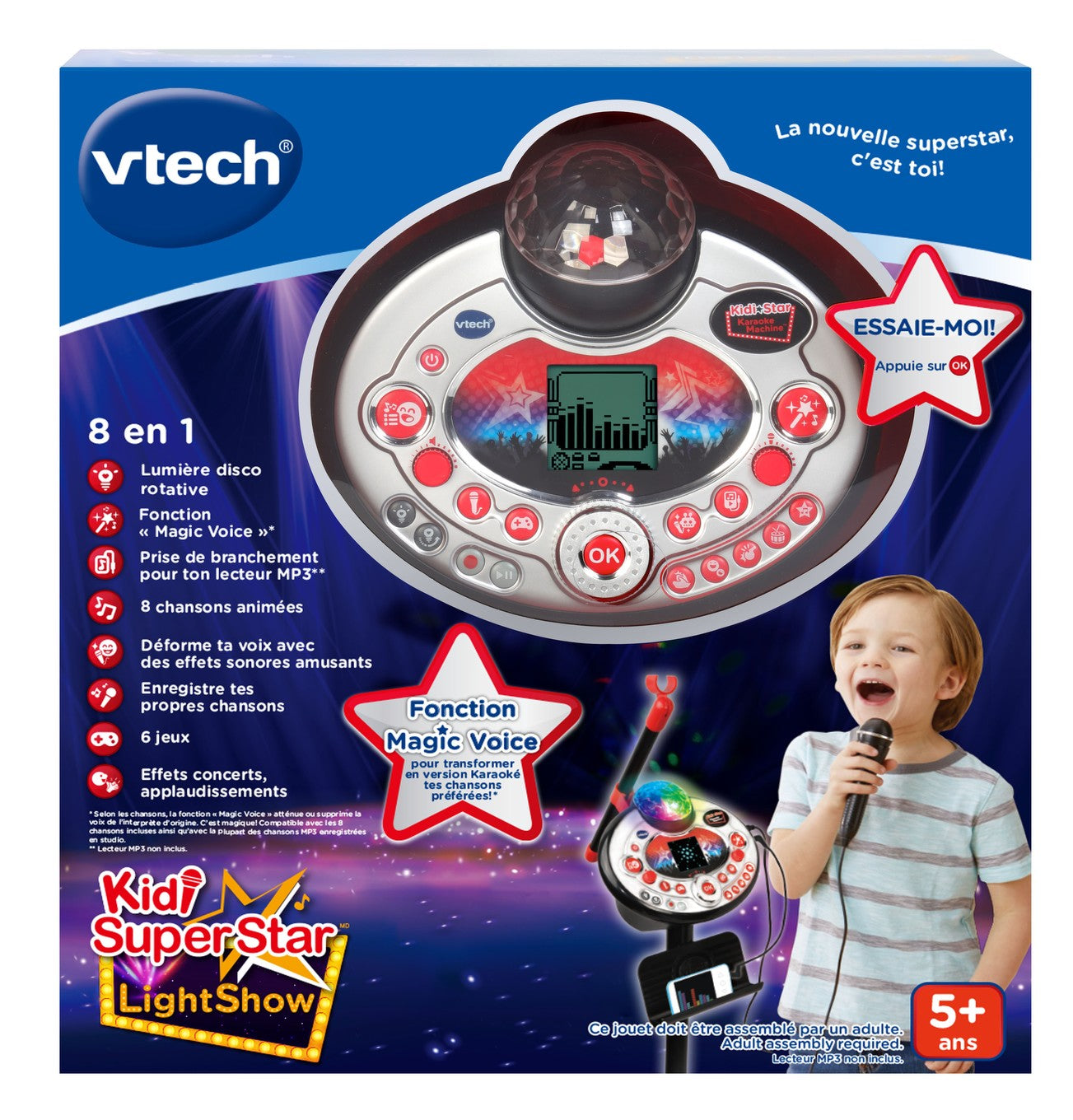 VTECH - KIDI SUPERSTAR LIGHTSHOW BLACK