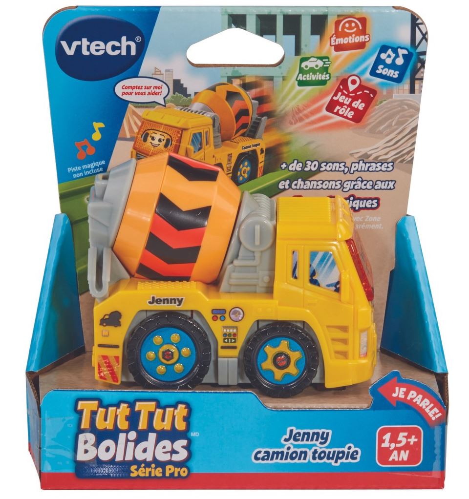 VTECH - TUT TUT BOLIDES JENNY, CAMION TOUPIE