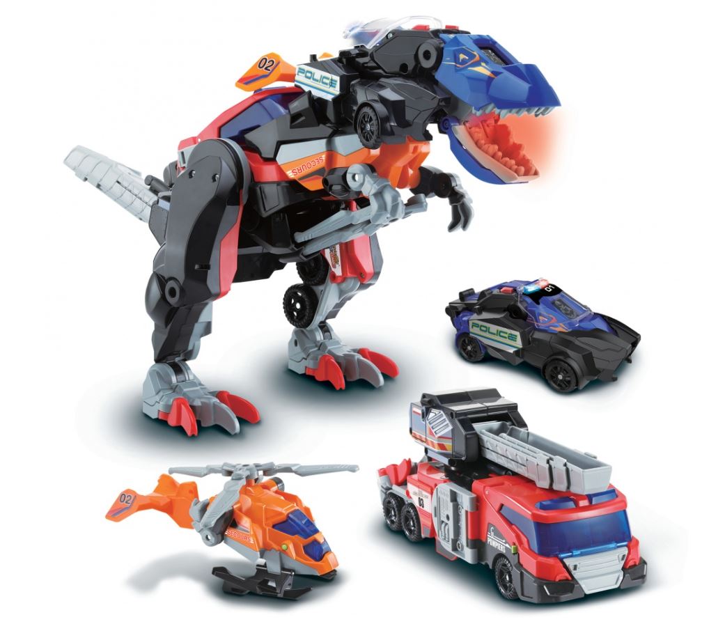 VTECH - SWITCH & GO COMBO - TRIO LE MÉGA T-REX SOS - 3-EN-1