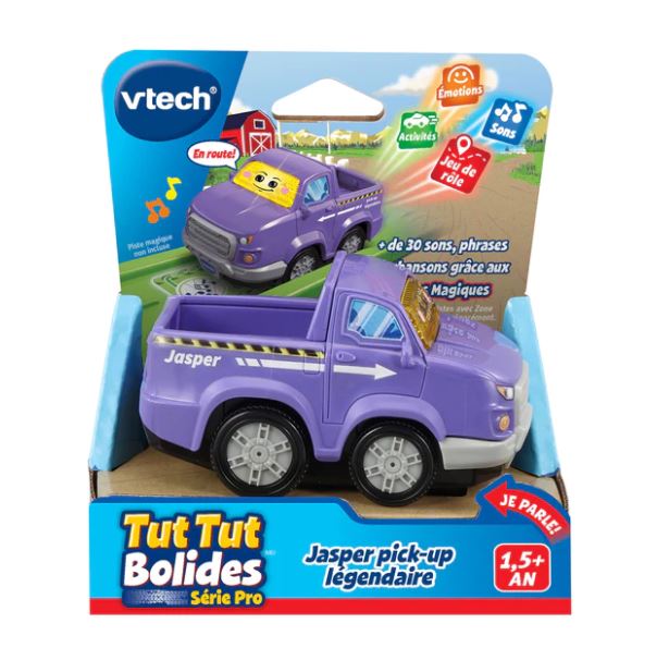 VTECH - TUT TUT BOLIDES JASPER PICK-UP LÉGENDAIRE