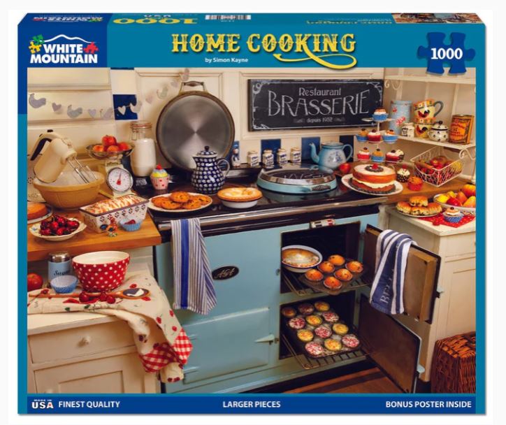 WHITE MOUNTAIN CASSE-TÊTE 1000 PIÈCES (LARGES PIÈCES) - CUISINIÈRE #1260