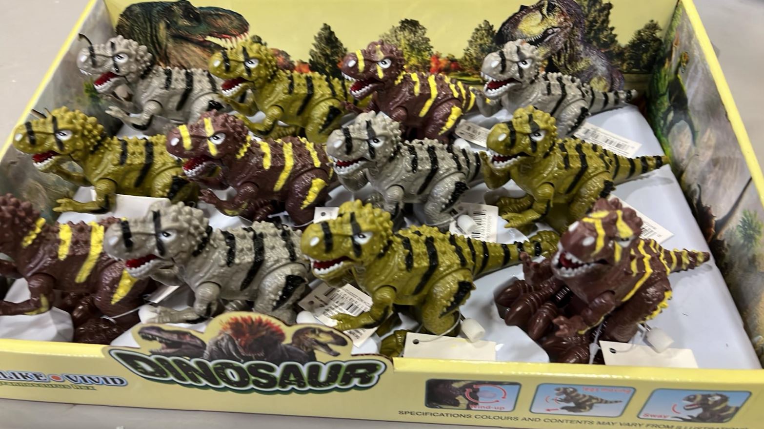 DINOSAURE T-REX À REMONTOIR ASST