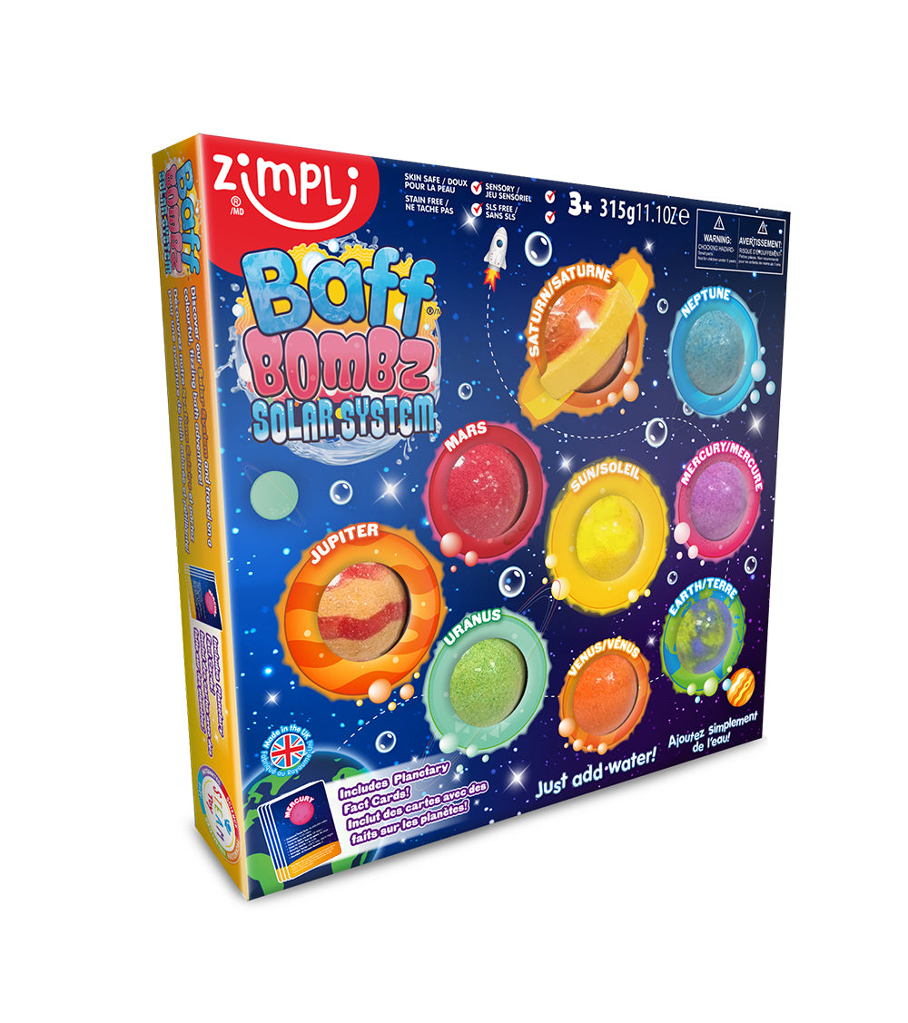 ZIMPLI - BAFF BOMB PLANET BATH BOMBS
